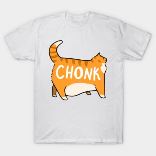 Chonky Orange Tabby Cat T-Shirt